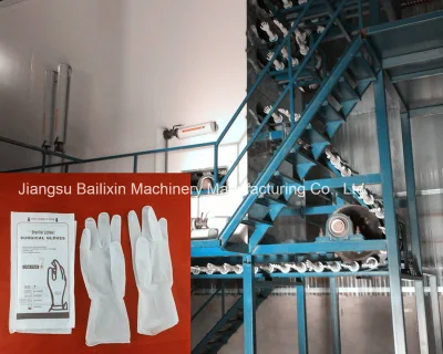 일회용 폴리에틸렌 장갑을 만드는 기계